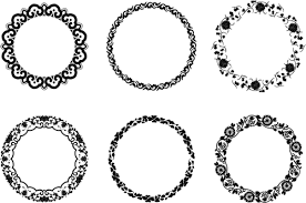 Pattern border texture shading borders lace border png transparent clipart image and psd file for free download graphic design pattern graphic design background templates pattern. Round Floral Frame Vectors Free Download