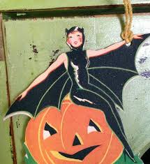 1920 S Art Deco Bat Girl Tally Halloween Costumes Colors Retro Halloween Halloween Drawings