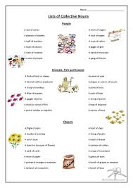 collective nouns english esl worksheets for distance learning and physical classrooms