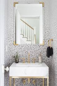 Here Are Our Predictions For The Best 2020 Design Trends Bathroom Wallpaper Trends Black And Gold Bathroom Half Bathroom Decor