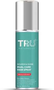 2 packs hair spray bottle 6.8 oz continuous fine mist sprayer refillable empty sprayer water squirt bottle for salon, hairstyling, cleaning, plants nexxus maximum hold finishing hair spray, hold hairspray for women for control, hair styling 10 oz. Tru Naturelle Hair Spray For Women Anti Frizz Anti Hair Fall Hair Spray With Hibiscus Brahmi Price In India Buy Tru Naturelle Hair Spray For Women Anti Frizz