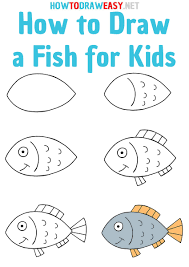 How To Draw A Fish For Kids How To Draw Easy Want to learn how to draw a fish? how to draw a fish for kids how to