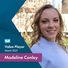 Congratulations to Madeline Conley for earning the March Value Player of  the Month Award acknowledging her dedication to process improvement and  commitment to providing an exceptional customer…