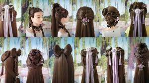 In the primitive society, there were three main ancient chinese hairstyles for women: Top 14 Chinese Old Traditional Hairstyles Tutorials Traditional Hairstyle Japanese Hair Tutorial Hair Tutorial