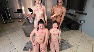 Kinky Bitch69 and her four stupid friends get kinky with different exercise  & dildo play | amateurest.com