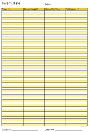Telefonliste vorlage zum ausdrucken inspirierende. Inventurliste Zum Ausdrucken Kostenlos Als Pdf