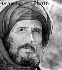 Drawing vs photo Abdallah ghaith #Sabri_Jaidi_ART