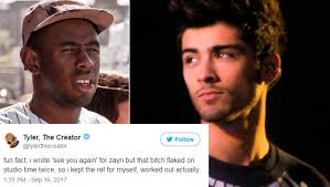 G7 and i don't know if i'ma see you again. Tyler The Creator Says He Wrote See You Again For Zyan But That Bitch Didn T Show Up To The Studio Soundpasta