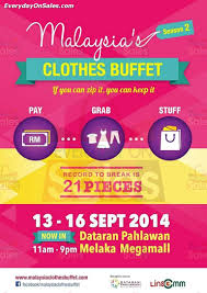 Malaysia S Clothes Buffet Fashion Clearance Melaka Megamall Malaysia Clothes Melaka Clothes