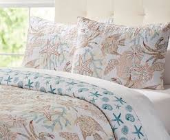 Hot cross buns quilt pattern. Coastal Sea Life Cotton Quilts For Beach Dreamers Coastal Decor Ideas Interior Design Diy Shopping