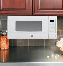 How to hang a microwave under a cabinet. Ge Profile Pem31dfww 24 Inch White 1 1 Cu Ft Capacity Countertop Microwave Appliances Connection