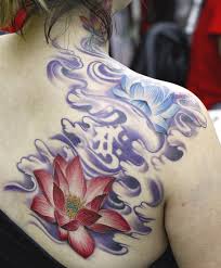 Buddha lotus flower tattoo design; Puple Lotus Flower Design Tattoo Ideas Center