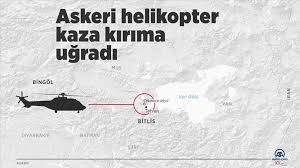 Bitlis tatvan kırsalında askeri helikopter düştü. Wzdstz8dxsvrwm