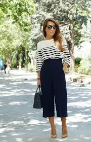 How To Modern Dressing Your Pear Shape Body Spring Work Outfits How To Wear Culottes Business Casual Attire