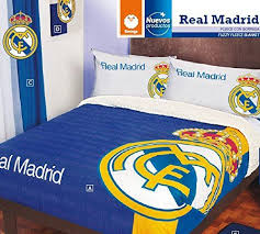 Real Madrid Fuzzy Fleece Blanket 100 Polyester Queen Size And 4 Pc Sheet Set You Can Find More Details By Visiting The Image Lin Blanket Fleece Blanket Bed