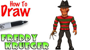 Lovingly hand drawn and inked by me, a tortured soul is about to meet the gullet of the one and only freddy krueger. How To Draw Freddy Krueger Step By Step