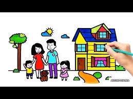 Preview this quiz on quizizz. Cara Menggambar Dan Mewarnai Ayah Bunda Adik Kakak Dengan Rumah Baru Youtube