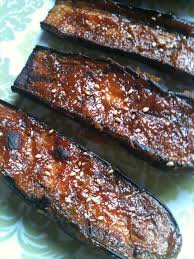Nasu Dengaku Roasted Eggplant W A Sweet Miso Sauce Food Yummy Food Recipes