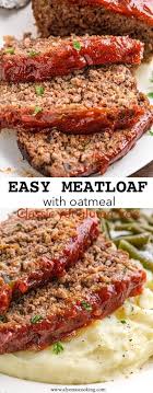 Easy Meatloaf Recipe In 2020 Meatloaf Recipes Healthy Classic Meatloaf Recipe Easy Meatloaf