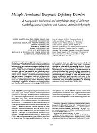 Maybe you would like to learn more about one of these? Multiple Peroxisomal Enzymatic Deficiency Disorders A Comparative Biochemical And Morphologic Study Of Zellweger Cerebrohepatorenal Syndrome And Neonatal Adrenoleukodystrophy Abstract Europe Pmc