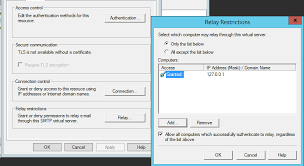 Open the server manager and choose manage and then install roles. Updating Iis Smtp Relay Restrictions With Powershell Server Fault