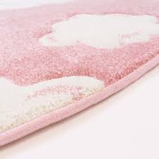Kinderteppich kinder teppich kinderzimmer bunt rosa schmetterlinge karo muster punkte blumen, grösse:80x150. Kinderteppich Kinderzimmer Teppich Hochwertig Bueno Sterne Wolken Regenbogen Einhorn Pony Kinderzimmer Rosa Myshop24