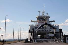 Auf der fähre langeland auf der ostsee in der kieler bucht. Danemark Mit Der Fahre Von Puttgarden Nach Rodby