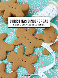 Quick Easy Christmas Gingerbread Recipe Egg Free My Poppet Living Recipe Gingerbread Recipe Egg Free Christmas Cookies Egg Free Cookies