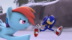 The first series titled my little pony/transformers: Sonic And Rainbow Having A Race By Meetyourdoom263 Sonic My Little Pony Drawing Rainbow Dash