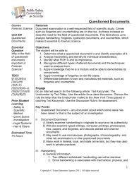 How to make a handwritten will in texas. Questioned Documents