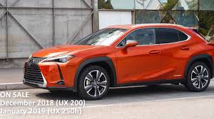 2019 Lexus Ux 200 And Ux 250h Specifications Lastest News Lexus Bmw Car Bmw
