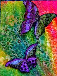 Art Quilts Around The World In The Garden Monique Kleinhans Art Quilts Crazy Quilts Patterns Bug Art