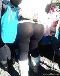 See through leggings creepshot