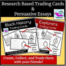 You could glue descriptions and pictures as well. Explorer Trading Card Template Worksheets Teaching Resources Tpt