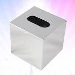 Stylish Stainless Steel Tissue Box Covers for Home and Office