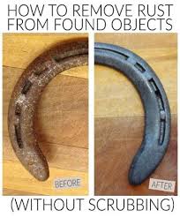 Removing Rust From Found Objects Without Scrubbing Putz Hacks Hausreinigungs Tipps Rost Entfernen
