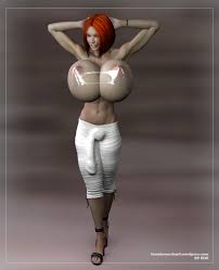 Futa Mega Boobs 2 by rdr_3d - Hentai Foundry