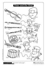Instruments Used In Peter And The Wolf To The Characters In The Story Clase De Musica Pedro Y El Lobo Educacion Musical