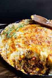 Skillet Shepherd S Pie Recipe Shepherds Pie Recipe Cast Iron Recipes Dinner Easy Casserole Dishes