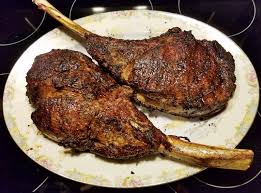 Perfectly Grilled Cowboy Ribeye Steaks Cooking Steak On Grill How To Grill Steak Ribeye Steak