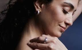 Sternvoll Fingerring Stapelring/Beisteckring filigran & funkelnd, 925  Sterling Silber