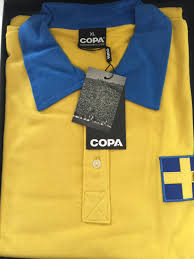 Sweden football shirt / jersey vintage classic retro football shirts,soccer jerseys, online store from footuni japan. Sweden Retro Replicas Football Shirt 1958
