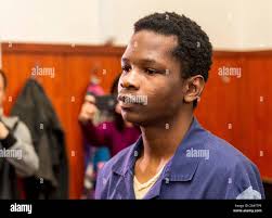 Litomerice, Czech Republic. 17th Oct, 2019. The trial of a 29-year-old man  from Africa, Abdallah Ibrahim Diallo, facing charges of raping underage  girl, starts at the Litomerice District Court