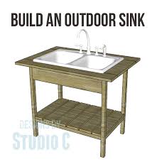 outdoor kitchen sink, outdoor sinks