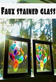 Once you have gotten your window glass ready, the rest of the steps are super easy to perform. Diy Faux Stained Glass Crazy Diy Mom