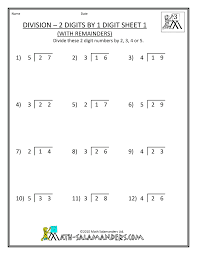 They will work on long division, mixed division, remainders, as well as word problems involving division. Division Grade 3 Math Worksheets Pdf