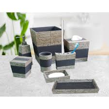 Skip the big box stores and find a greater selection of rustic bedding and decor Union Rustic Loeffler Rustic 8 Piece Bathroom Accessory Set Reviews Wayfair