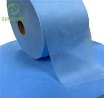 100%Polypropylene White/Blue 25GSM Nonwoven for Make 3ply Mask