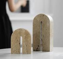 OEM/ODM Travertine U-shaped Bookend,China Travertine U ...
