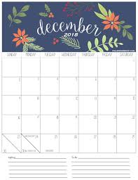 December 2018 Calendar December Calendar 2018 Holiday Calendar 2018 Printable Calendar